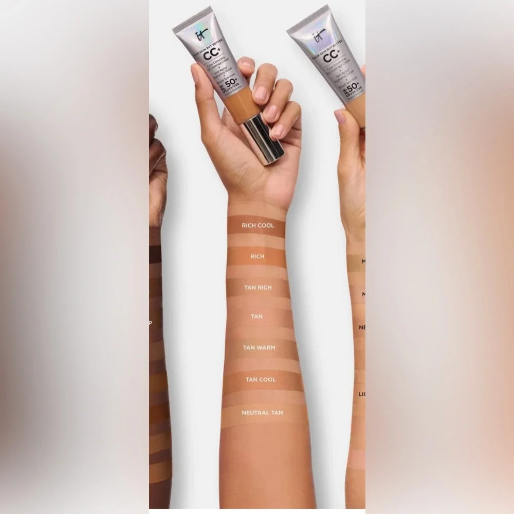 IT Cosmetics CC+ Cream Full-Coverage Foundation With SPF 50+ - Color: Tan -NEW!